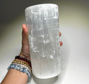 Lámpara de cristal de selenita natural a granel de gran oferta de la mejor calidad con parte superior plana de ALIF CRYSTAL AND AGATE - Product Image 6