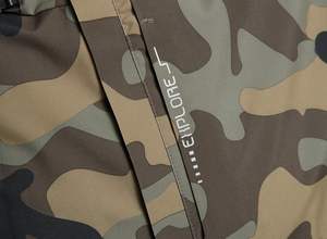 Veste de pluie légère et respirante pour hommes Veste coupe-vent de randonnée imperméable à capuche pour l'extérieur - Product Image 3