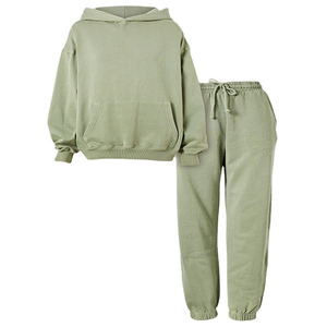 ชุดวอร์มผ้าฝ้ายระบายอากาศป้องกันรอยยับสบายชุดผู้หญิงชุดวอร์มออกแบบได้ตามต้องการสินค้ามาใหม่ - Product Image 4