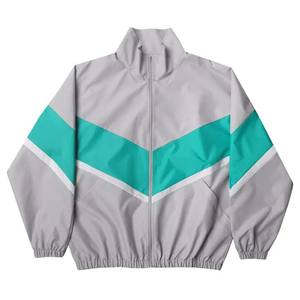 Ventes en gros de vestes coupe-vent de haute qualité, de couleur contrastée, avec logo personnalisé pour hommes, manches longues, vestes de luxe - Product Image 6