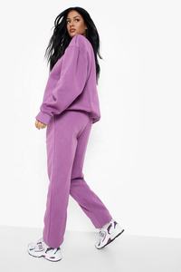 Pantalon de jogging et sweat à capuche en coton polaire surdimensionné personnalisé unisexe Survêtements imprimés écologiques de taille XL pour hommes et femmes Logo - Product Image 3