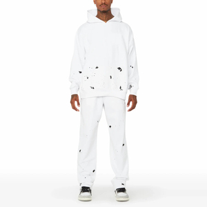 Chándales Deportivos con Capucha y Estampado para Hombre, Diseño Moderno, 100% Algodón, Ecológicos, Servicio OEM, Personalizables - Product Image 1