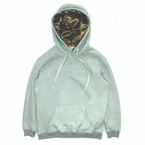 Sweat à capuche unisexe doublé de satin imprimé de haute qualité pour l'hiver, avec capuche en soie sur le devant, double couche, personnalisable, vierge pour femmes - Product Image 1