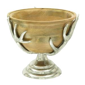 Tazón de Servir de Alta Calidad para Almacenamiento de Alimentos con Acabado Plateado y Borde de Latón de Diseño para Bodas y Fiestas de Año Nuevo - Product Image 6