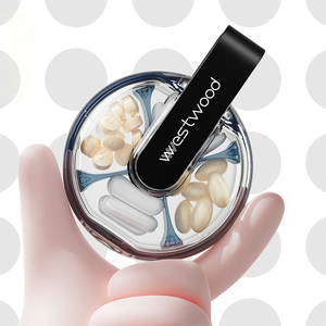 กล่องยาสำหรับเดินทาง4 gids แบบกลมพรีเมี่ยมเป็นมิตรต่อสิ่งแวดล้อม - Product Image 2