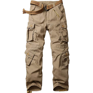 Wholesale Custom Men's Casual <b>Cargo</b> <b>Pants</b> Breathable 100% Cotton Mid Waist Zipper Washed Flared Design Cheap Price OEM - Product Image 4
