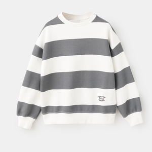 เสื้อสเวตเชิ้ตเด็กผู้ชาย คอกลม ดีไซน์ทันสมัย ผลิตจากผ้าฝ้าย สวมใส่สบาย ราคาถูกสำหรับผู้ซื้อจำนวนมาก แขนยาว - Product Image 1