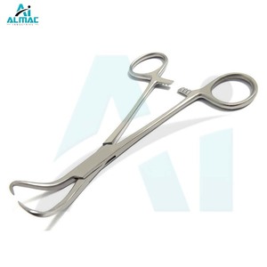 Fórceps de toalla de acero inoxidable ALMAC, instrumento quirúrgico diseñado para un drapeado seguro y uso en procedimientos médicos y clínicos - Product Image 1