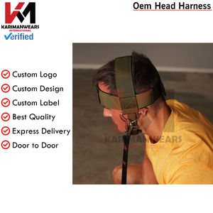 Arnés de Cabeza para Levantamiento de Pesas, Personalizable en Color y Logotipo, de Algodón/Poliéster Resistente, para Gimnasio - Product Image 6