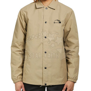 Men's Hot Sale Coaches <b>Jacket</b> Plus Size Winter Windbreaker Breathable Lightweight High Street Style Custom Logo Plain Black - Product Image 4