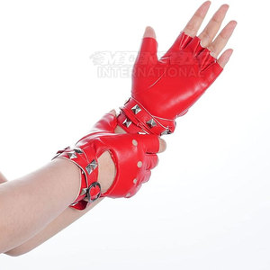 Guantes de medio Dedo de estilo urbano Accesorios de moda Guantes de entrenamiento de medio dedo Guantes de entrenamiento de fitness con estilo para hombres y mujeres - Product Image 4