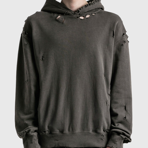 Nuevas sudaderas con capucha de moda, extragrandes, personalizadas con estampado en relieve, a la venta, último estilo, color sólido, talla grande para hombre, sudaderas con capucha con estampado en relieve. - Product Image 1