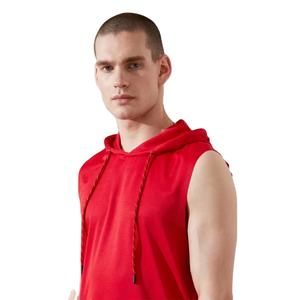 Débardeur sans manches à capuche pour homme de qualité supérieure, tissu doux, t-shirt musculaire pour la salle de sport, la musculation, le port quotidien décontracté - Product Image 3