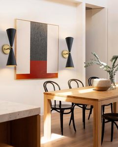Applique murale LED double tête haut et bas en laiton de style Mid-Century pour intérieur et extérieur, fixation murale, fourniture directe usine, vente en gros - Product Image 4