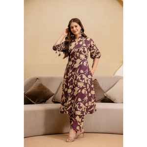 Conjunto de Cordones de Diseño Exclusivo, Hermosa Tela de Algodón Estampada Digital Jaipuri, Moderna, Reversible, para Todas las Temporadas, para Mujer - Product Image 1