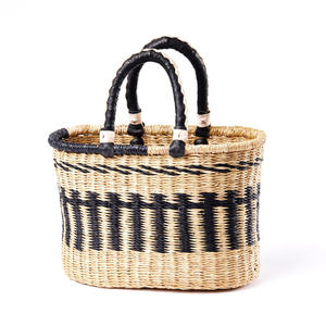 Sacs à main naturels en jonc de mer tressés à la main nouvelle conception prix le plus bas sac en raphia coloré de haute qualité - Product Image 3