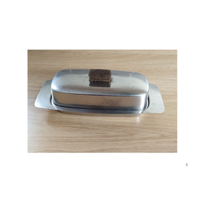 Plato de acero inoxidable personalizado Popular Nuevo plato de mantequilla clásico Plato de mantequilla rectangular de acero inoxidable - Product Image 4