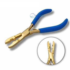 Pinzas Profesionales para Extensiones de Cabello, Herramienta de Acero Inoxidable para Micro Enlaces, para Fusión de Queratina, Uso en Salón OEM - Product Image 1