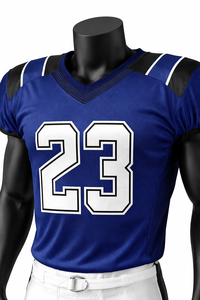 Nuevo Diseño Personalizado de Uniforme de Fútbol Americano de Manga Corta en Color Liso con Diseño de Logotipo Personalizado y Opciones de Color Personalizadas - Product Image 3