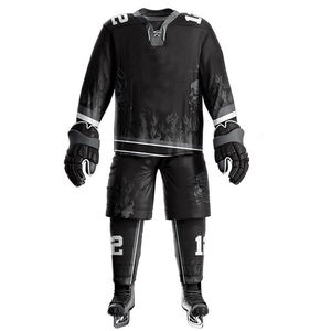 100% Polyester <b>Material</b> Made Ice Hockey Uniform Custom Color <b>Printed</b> Design Ice Hockey Uniform - Product Image 4