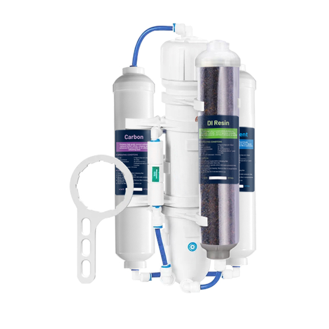 RO/DI 4-stage Refined Filtration 100GPD 4-Stage Reverse Osmosis Aquarium Water Filter System