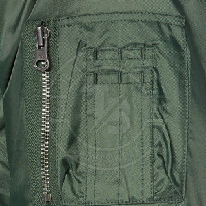 Blouson aviateur pour homme en polyester de haute qualité dernier design avec col montant disponible en différentes couleurs vêtements d'extérieur - Product Image 5