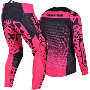 Moda Motocross Racing Jersey Impreso Hombres Moto Camisas de manga completa Trajes de motocross - Product Image 2