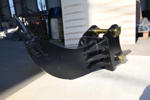 Nuovo <span class=keywords><strong>Ripper</strong></span> a Denti Idraulico da 3.5t per Escavatore, Giallo, con Scarificatori Affilati e Componente Motore Centrale per Vibrazione e Frantumazione Potente - Product Image 2