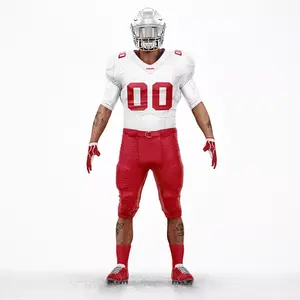 New Latest Design American Football Uniform Team Wear American Football Uniform Made in 100 % Polyester - Product Image 4
