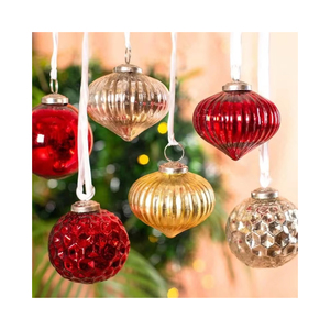 New Design Luxury 4.25 Inch Glass Ornaments Available Custom Color - Product Image 5