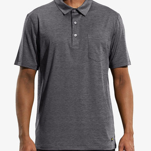 Vente en gros de t-shirts polo en coton doux de haute pureté personnalisés polos pour hommes pour le personnel avec logo - Product Image 2