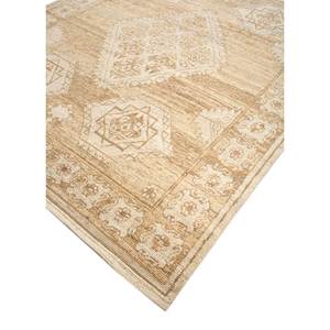 Thyme Beige <b>Brown</b> <b>Wool</b> Hand Knotted Rugs Re-1262 Afghan Afghan Home Medallion Rectangle Puzzle Entryway Hallway Living Carpet - Product Image 2