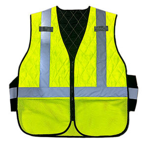 Water Activated Waterproof Fluorescent Evaporative Cooling Vest Hi Visibility Workwear Wearer Stays Cool Dry Breathable Comfort - Product Image 2