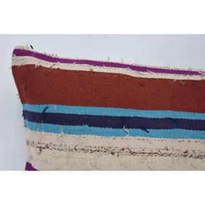 หมอนขนสัตว์โบฮีเมียนลายวินเทจสีแดงขนาด16X36นิ้วเบาะเน้นตกแต่งหรูหราสำหรับห้องนั่งเล่น - Product Image 2