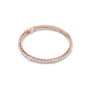 Bracelet tennis en diamant de laboratoire 6,62 CT, diamants ronds et carrés, or 10KT, 14KT, 18KT et argent 925, options moissanite - Product Image 5
