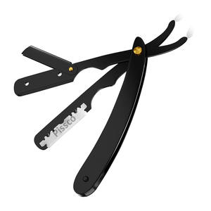Navaja de Afeitar Profesional Plegable de Acero Inoxidable Alemán para Barbería, Cuchilla Recta para Cortar Barba - Product Image 6