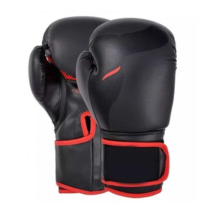 Gants de boxe en cuir PU Conception OEM Gants de boxe respirants personnalisés Gant de boxe de qualité supérieure fabriqué en usine - Product Image 3