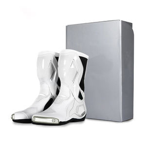 2024 zapatos impermeables personalizados de alta calidad para motocicletas de aventura con forro de cuero genuino, plantilla de goma para adultos - Product Image 6