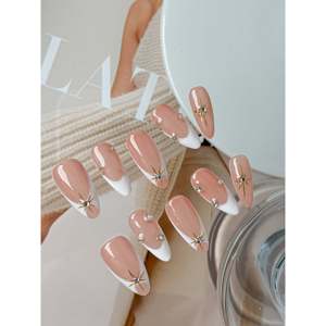 Faux ongles souples Halo à presser, en ABS, pour doigts, design élégant - Product Image 4