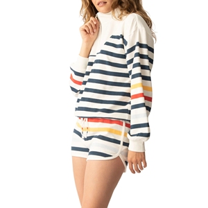 Sweat-shirt à capuche décontracté pour femme en tricot côtelé surdimensionné pour l'hiver - Product Image 3