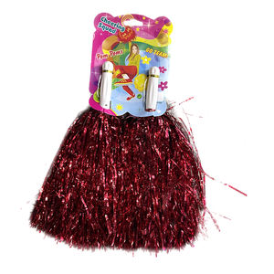 Grosir Murah <span class=keywords><strong>2</strong></span>-Warna Silver Metalik Bergelombang Pom Pemandu Sorak Tim Tari - Product Image 2