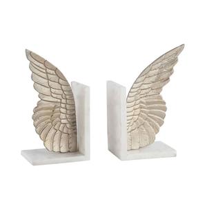 Elegantes sujetalibros de metal hechos a mano con detalles artísticos calados que agregan sofisticación y encanto al estilo de estantería - Product Image 1