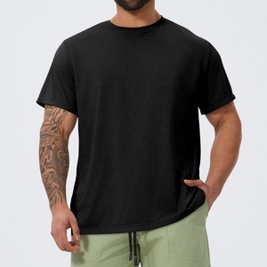 Camiseta Básica Unisex de Alta Calidad al por Mayor, Personalizable, Corte Regular, Tela con Sensación Similar a Sorona, Estampado Casual para Hombre y Mujer 2026 - Product Image 1