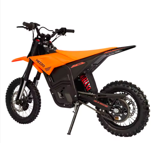 Meilleures offres pour la moto électrique tout-terrain HEZZO avec amortissement hydraulique, moteur central 60V 3500W, batterie 27Ah, roues de 14 pouces. - Product Image 1