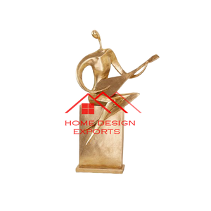 Escultura Decorativa de Mesa 3D Plateada, Decoración Moderna de Lujo para el Hogar, Diseño Artesanal de Alta Calidad en Metal de Aluminio - Product Image 4