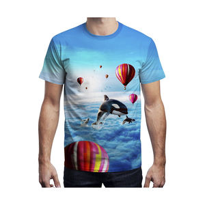 Camiseta de servicio personalizado de calidad, camisetas de manga corta con estampado de sublimación para hombres, camisetas de sublimación para hombres - Product Image 3