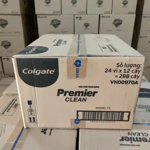 Escova de dentes Colgatte para adultos, 288 unidades/ctn, distribuidor de embalagem, preço de alta qualidade, padrão de exportação, vietnã