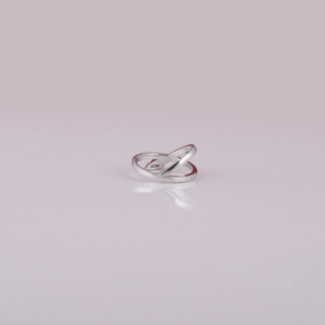 Anillo de compromiso de plata esterlina con diamantes cultivados en laboratorio de corte de pera Piedras de acento de estilo clásico Anillo de diamantes cultivados en laboratorio - Product Image 3
