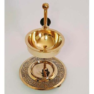 ที่ใส่ธูปทองเหลืองแท้แบบปรับได้เครื่องพ่นน้ำมันหอมระเหยออกใหม่สไตล์วินเทจ - Product Image 6
