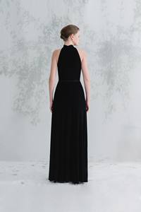 Ventas calientes Ciber Lime & Black Vestidos de mujer sin mangas ALIDA KINT DRESS Glimmer Knit Flex Fabric Etiqueta personalizada WHITE ANT Vietnam - Product Image 5